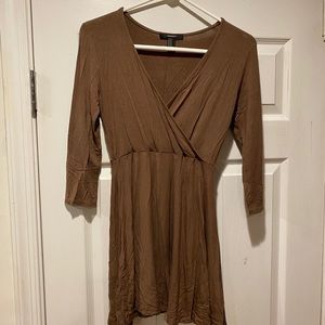 Brown dress